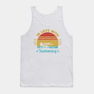 In love with swimming Tank Top